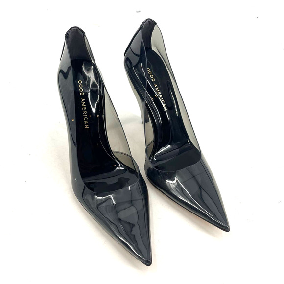 Good American Cinderella Pumps Light Smoke Size 9.5 GA275PB-E - Picture 4 of 10